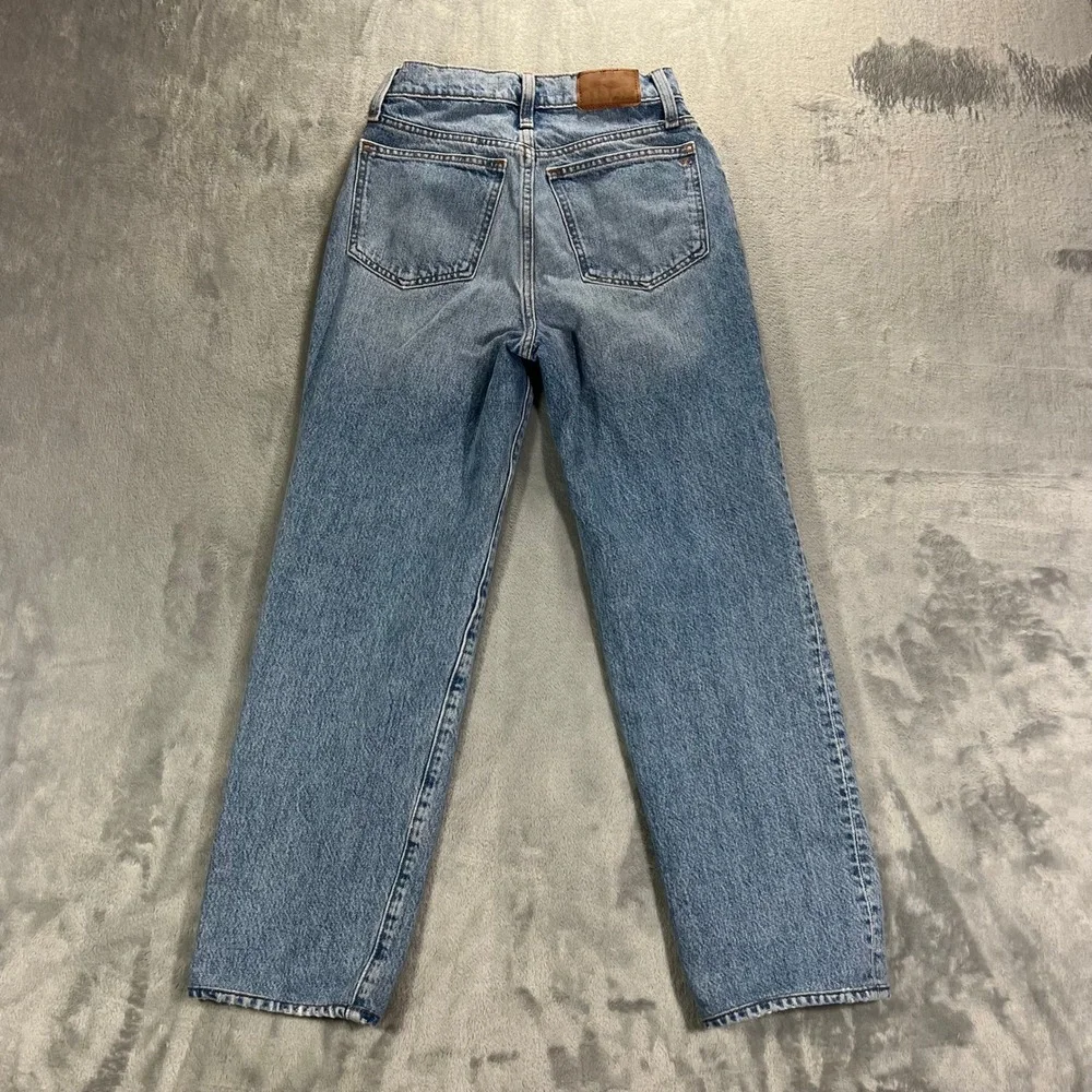 MADEWELL The Perfect Vintage Straight Jean Women 23 Blue High Rise 100% Cotton